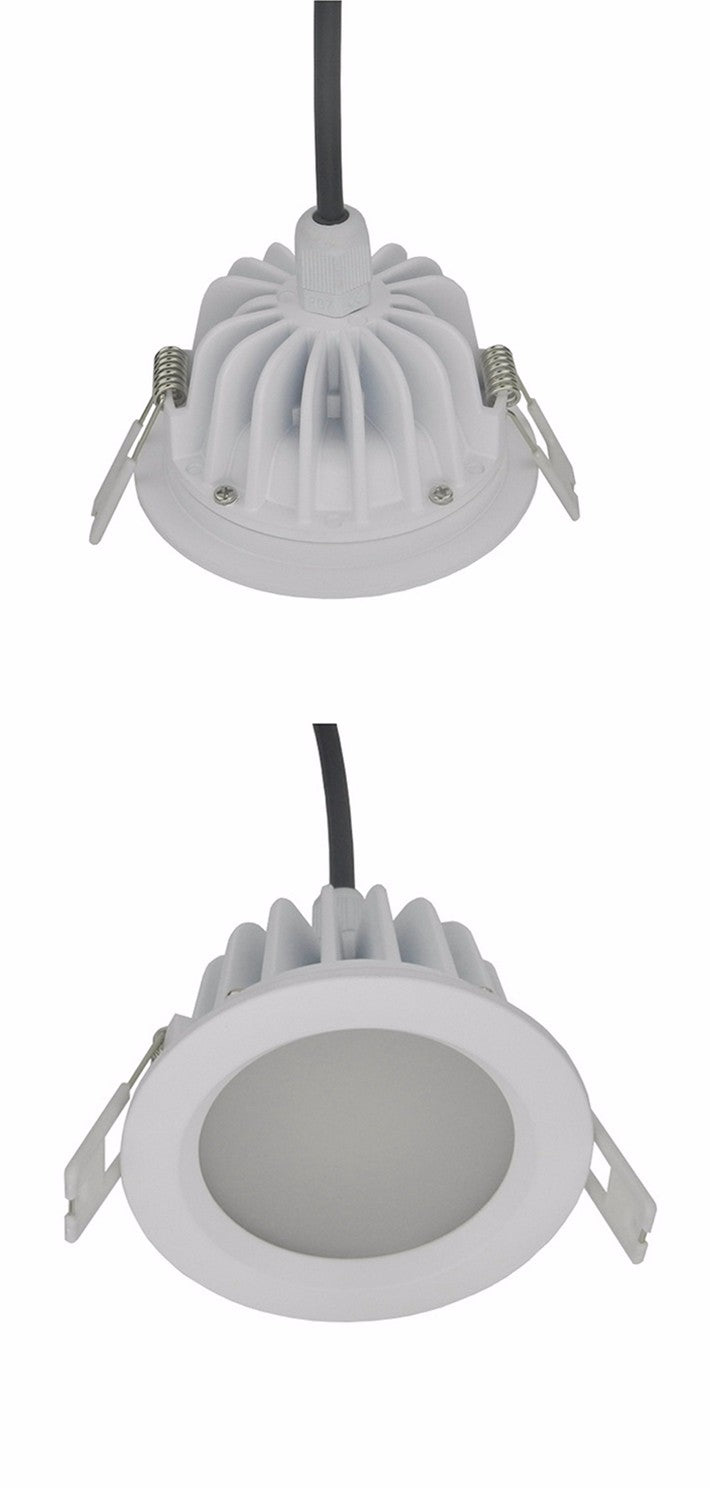 Waterproof IP65 AC 220V 5W /7W/9W/ Driverless dimmable Led panel light Cold white Warm white LED Downlight LED Light
