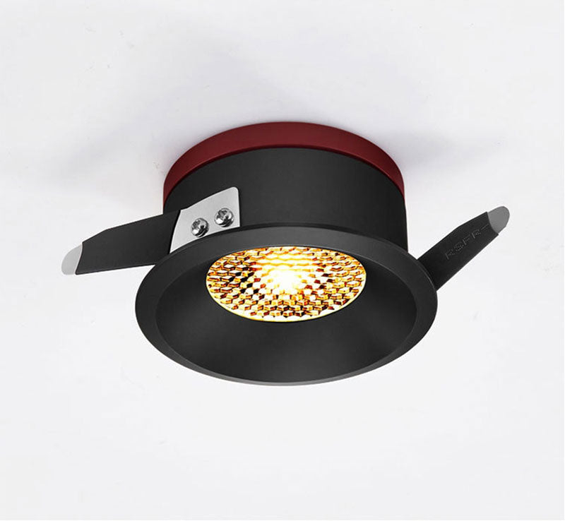 Dimmable LED Anti Glare Recessed Spotlight 5W/7W/9W/12W/15W/18W Honeycomb COB LED Ceiling Lamp Downlight for Indoor lighting