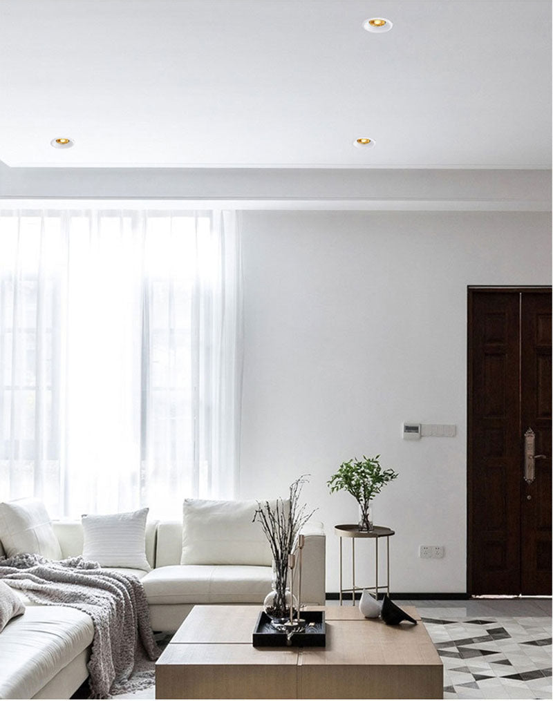 Dimmable LED Anti Glare Recessed Spotlight 5W/7W/9W/12W/15W/18W Honeycomb COB LED Ceiling Lamp Downlight for Indoor lighting