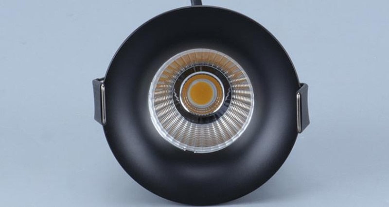 Round Light COB Dimmable Downlight Super Bright Recessed Glare 7W 10W 12W LED Round Led Ceiling Lampled 220v Bedroom Hotel