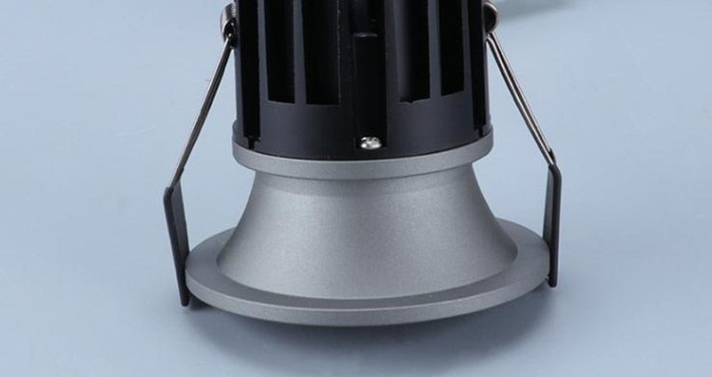 Round Light COB Dimmable Downlight Super Bright Recessed Glare 7W 10W 12W LED Round Led Ceiling Lampled 220v Bedroom Hotel