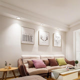 Round Light COB Dimmable Downlight Super Bright Recessed Glare 7W 10W 12W LED Round Led Ceiling Lampled 220v Bedroom Hotel