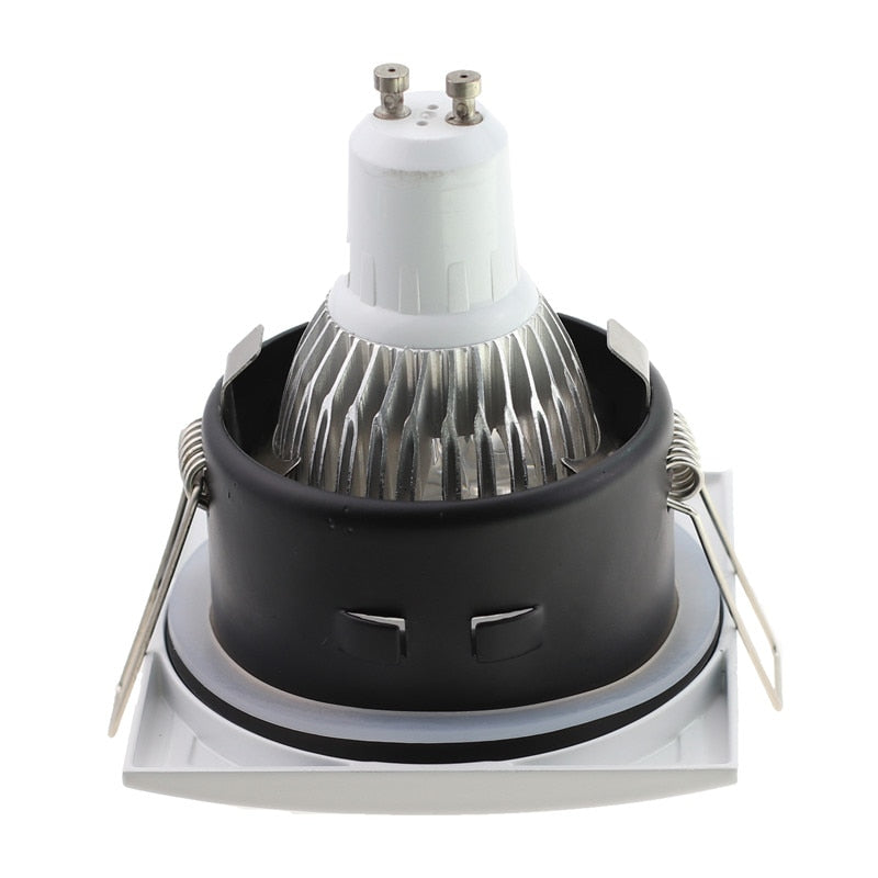 IP65 Downlight Fixture Led Recessed Fitting Fixture GU10 MR16 70mm Cutout LED Halogen Bulbs Downlight Frame Fitting Fixture