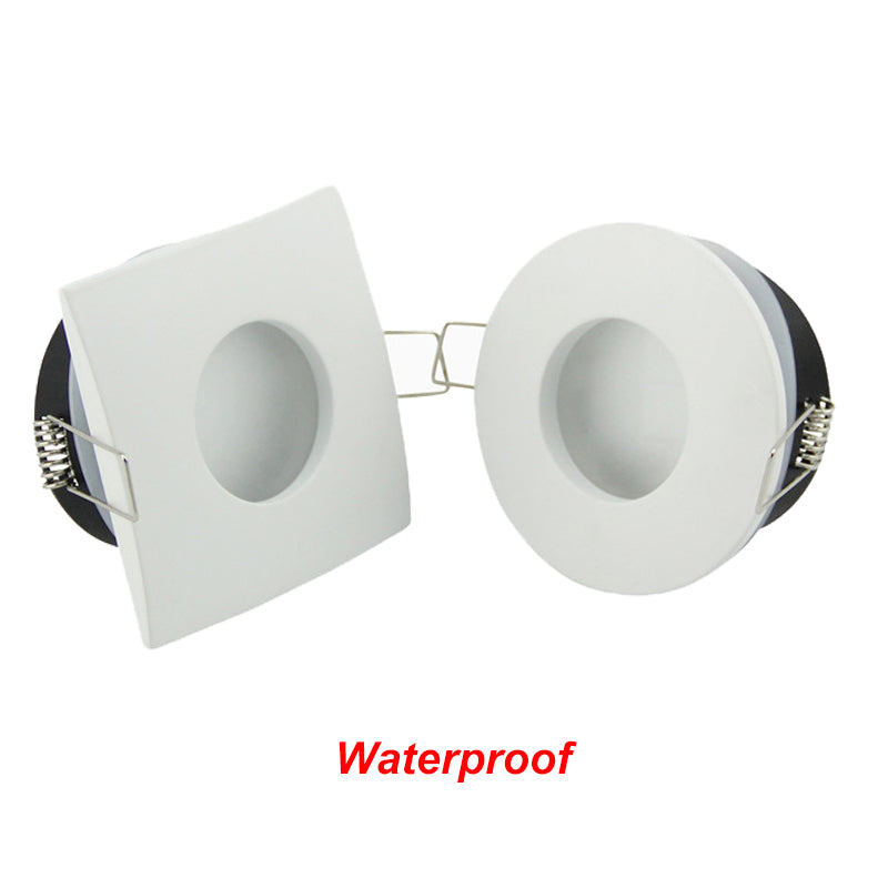 IP65 Downlight Fixture Led Recessed Fitting Fixture GU10 MR16 70mm Cutout LED Halogen Bulbs Downlight Frame Fitting Fixture