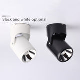 Dimmable high quality rotating LED downlight surface mounted adjustment COB ac85-265V 10W 15W LED ceiling light spotlight