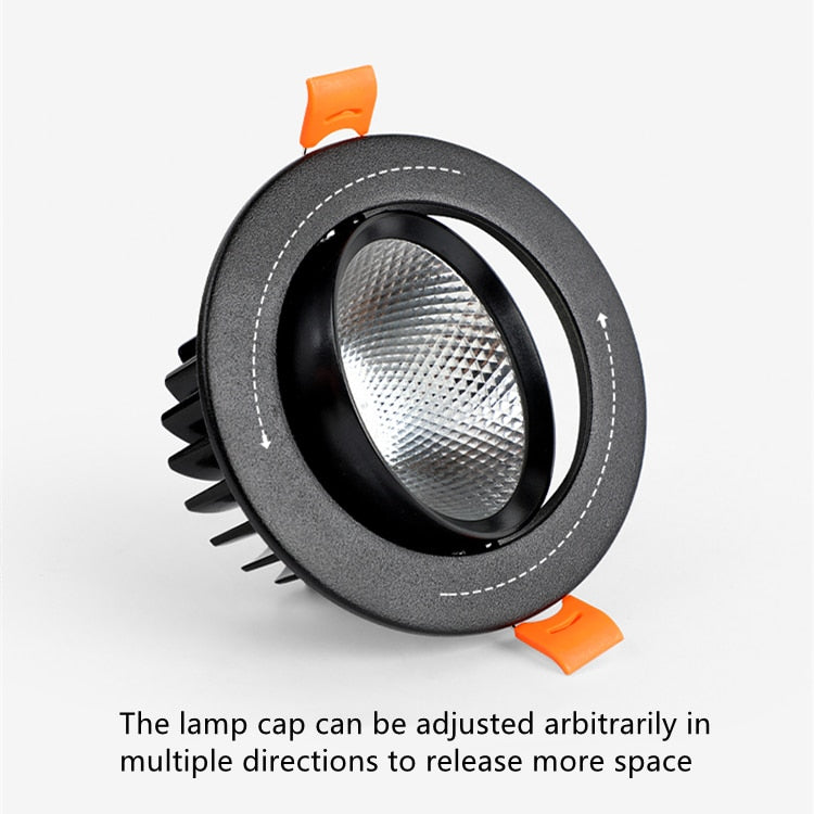 Led Embedded Ceiling Lamp Dimming Led Downlight Shower Universal Joint Decoration 8W Brightness IP65 Waterproof Embedded Lights