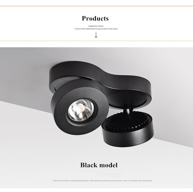 2021 New Style High quality Super Bright Dimmable Surface Mounted LED Downlight 20W 24W 30W 36W 40W COB LED Ceiling Lamp Spot Lights