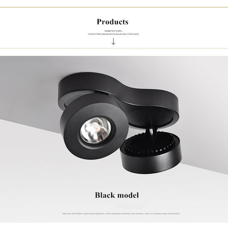 2021 New Style High quality Super Bright Dimmable Surface Mounted LED Downlight 20W 24W 30W 36W 40W COB LED Ceiling Lamp Spot Lights