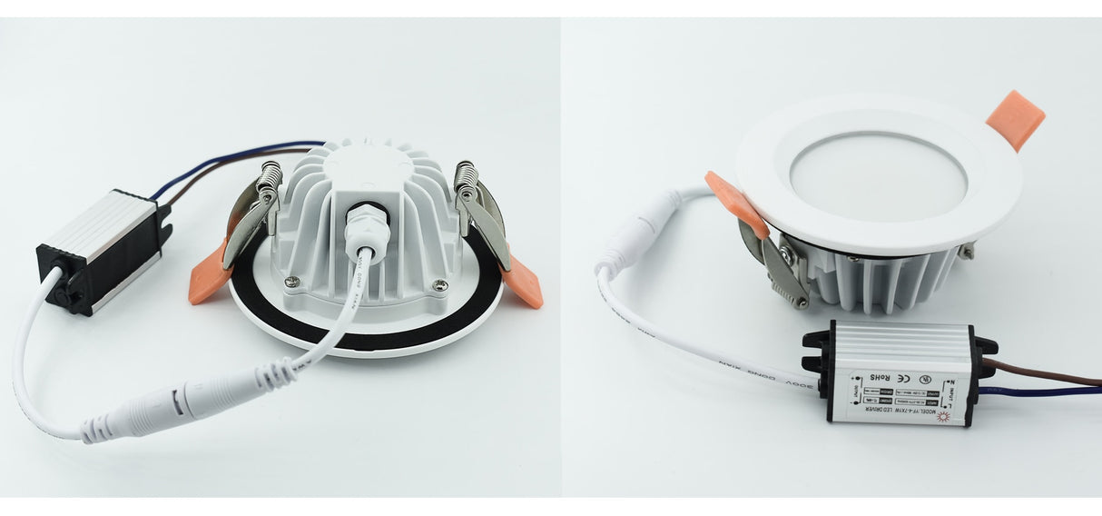 LED 2pcs 7W 9W Quality Waterproof IP65 Die-Casting Downlight Spot led it Ceiling light Waterproof Fireproof Aluminum indoor outdoor