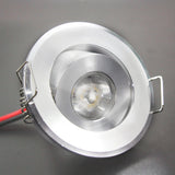 DC 12V dimmable LED downlight  led verlichting led panel 1W spot light with driver  black/silver/white color 5pcs/lot