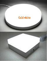Led Panel Surface Mounted Downlight Led 6W-24W Led Modern Round Ceiling Panel Lights Square Panel Light Fixture + drivre