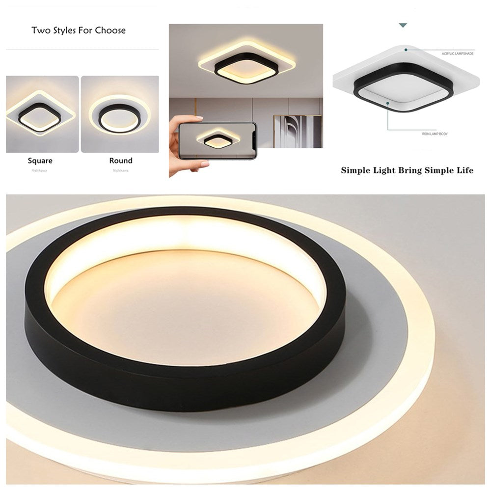 Modern Simple LED Downlight Embedded aisle corridor lights entrance light Creative Nordic Indoor Ceiling Lamp Surface Mounted