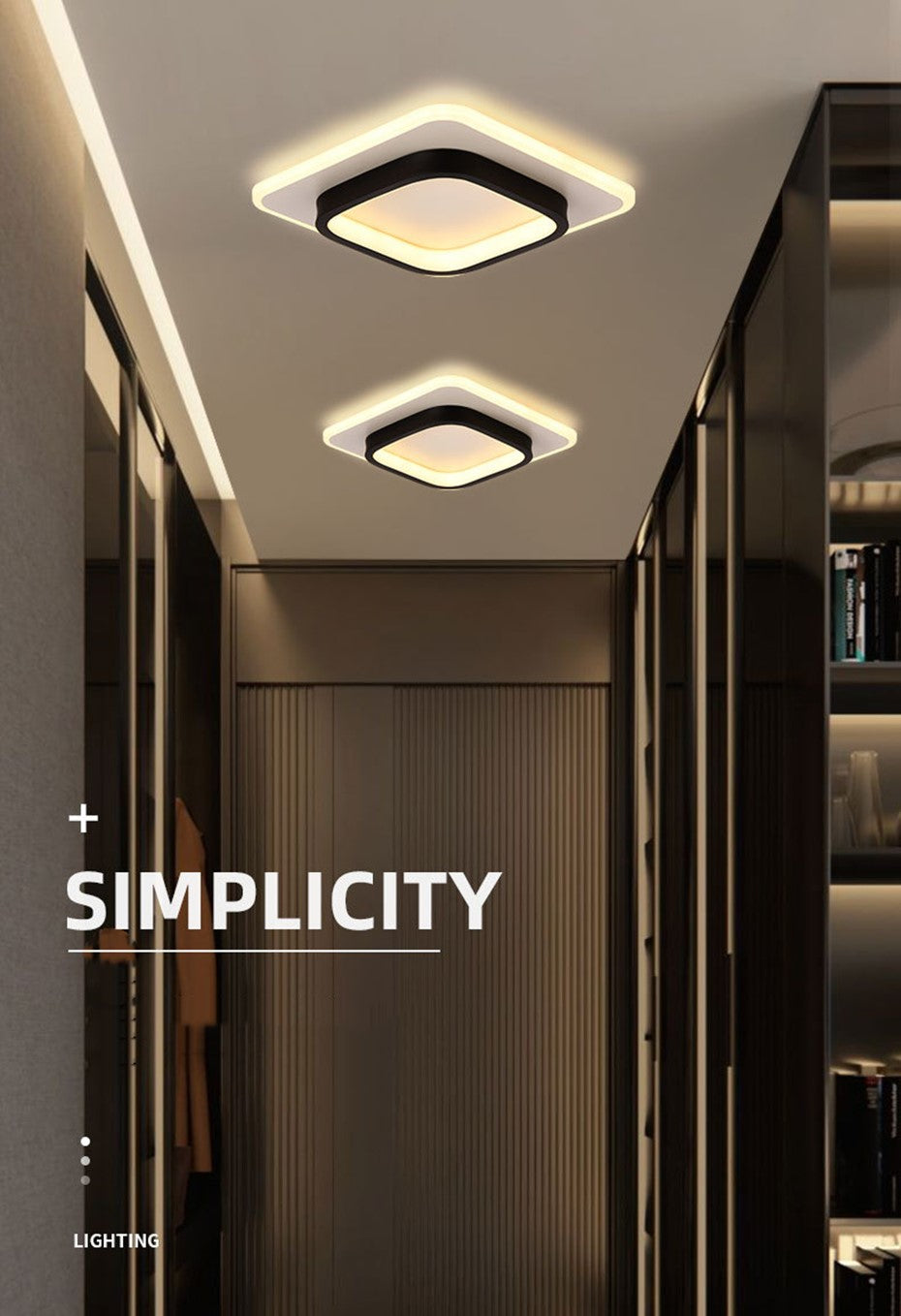 Modern Simple LED Downlight Embedded aisle corridor lights entrance light Creative Nordic Indoor Ceiling Lamp Surface Mounted