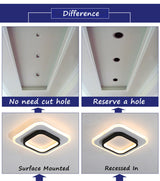 Modern Simple LED Downlight Embedded aisle corridor lights entrance light Creative Nordic Indoor Ceiling Lamp Surface Mounted