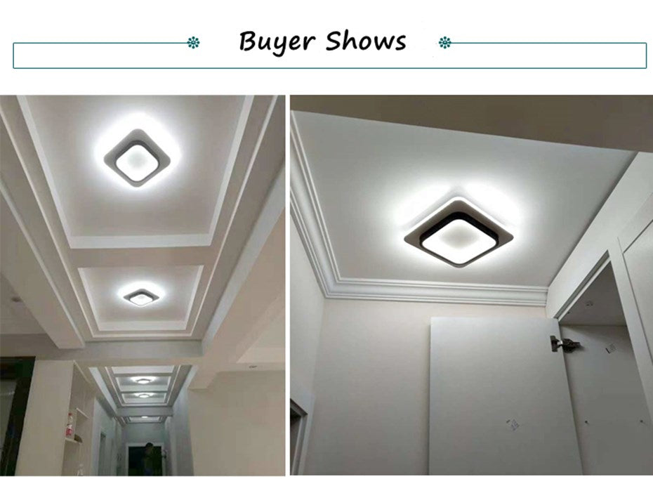 Modern Simple LED Downlight Embedded aisle corridor lights entrance light Creative Nordic Indoor Ceiling Lamp Surface Mounted