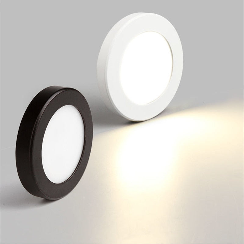 LED surface mounted downlight mini wall light panel spotlight ultra-thin ceiling household kitchen cabinet light night light