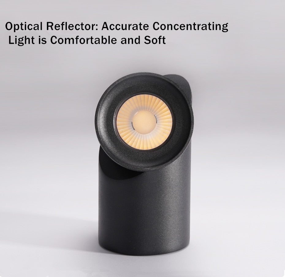 Dimmable Rotating LED Downlights 10W 15W 20W COB LED Ceiling Spot Lights AC110-220V LED Wall Lamp Warm Cold White Indoor Lighting