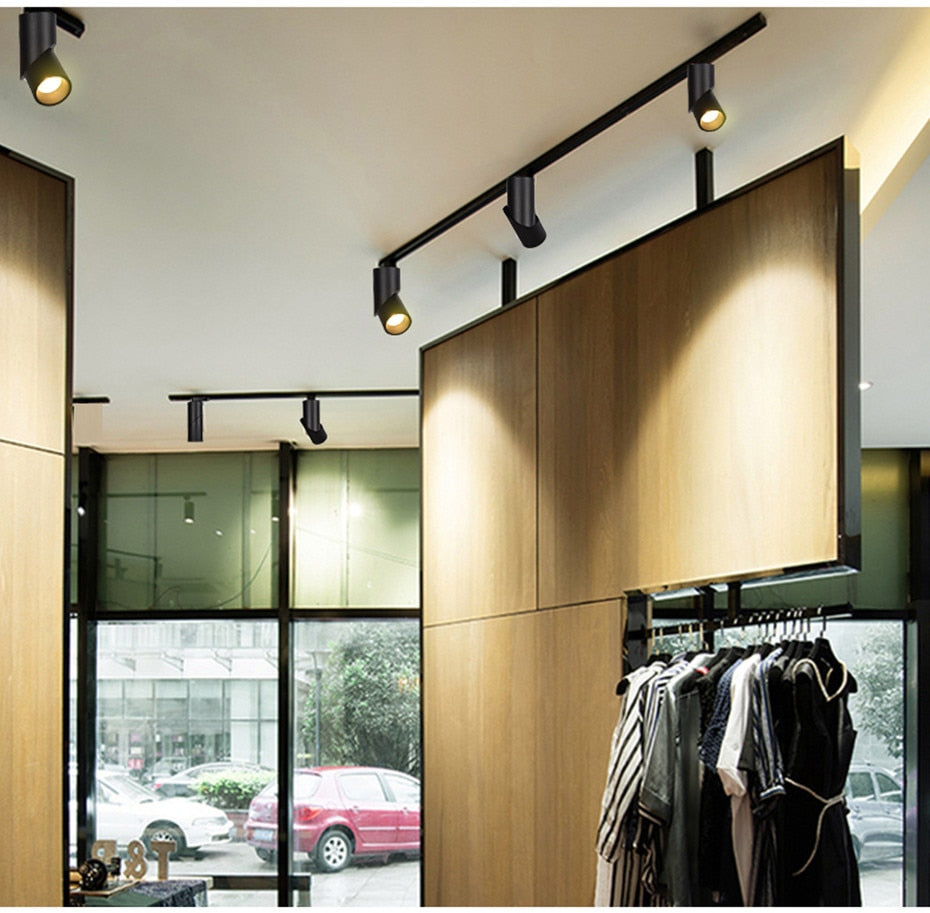 Dimmable Rotating LED Downlights 10W 15W 20W COB LED Ceiling Spot Lights AC110-220V LED Wall Lamp Warm Cold White Indoor Lighting