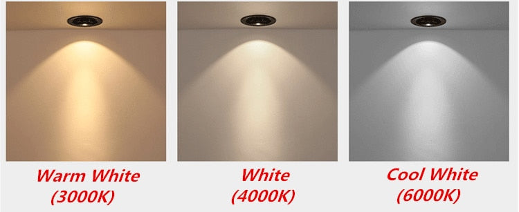 Dimmable LED Downlight COB Ceiling Spot Lighting 7W 10W 12W Led Bulb Bedroom Kitchen Indoor Ceiling Recessed Lights AC 85-265V