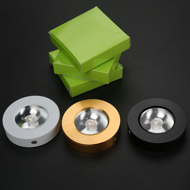 Mini Surface Mount Led Downlight w 5w 7w 10w 15w 220V lamp Ultrathin Cob Spot Led Light lighting Ceiling Home Cabinet Wardrobe