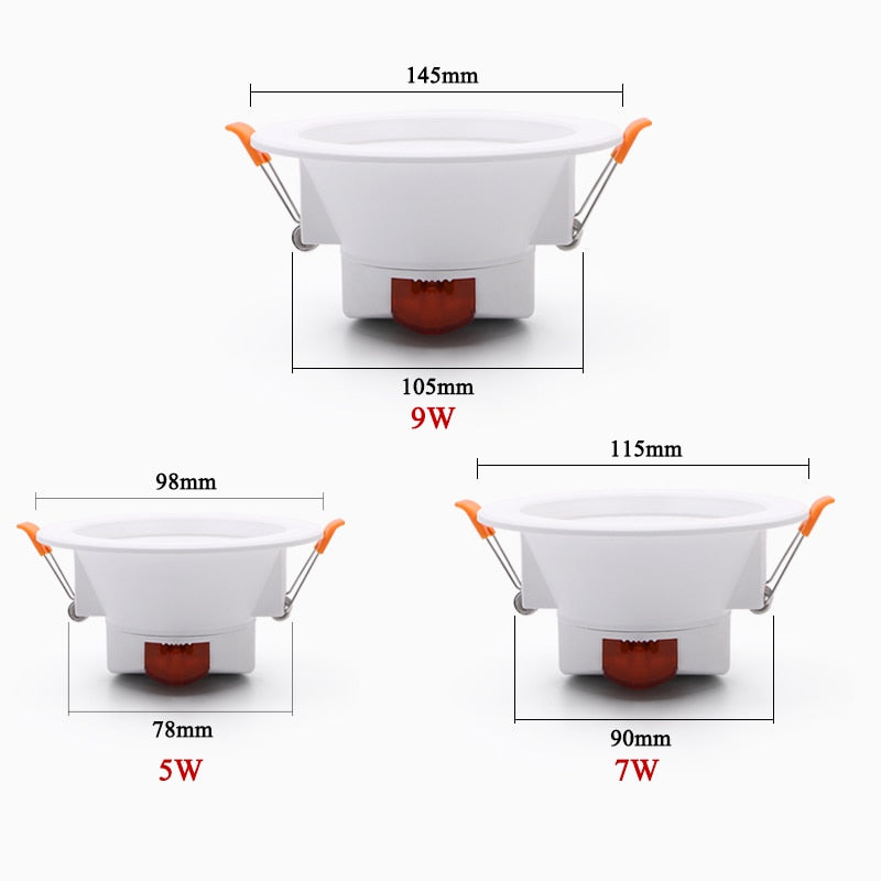 Zigbee LED Downlight WiFi Smart life Ceiling Down light Tuya APP RGB Warm Cool Changing Color 5W 7W 9W Alexa Google spotlight