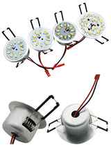 LED Downlight Integrated Light Cup Aluminum Shell 3W 5W 220V 110V Corn Bulb Spotlighting Panel Light Round 5730SMD Recessed Lamp
