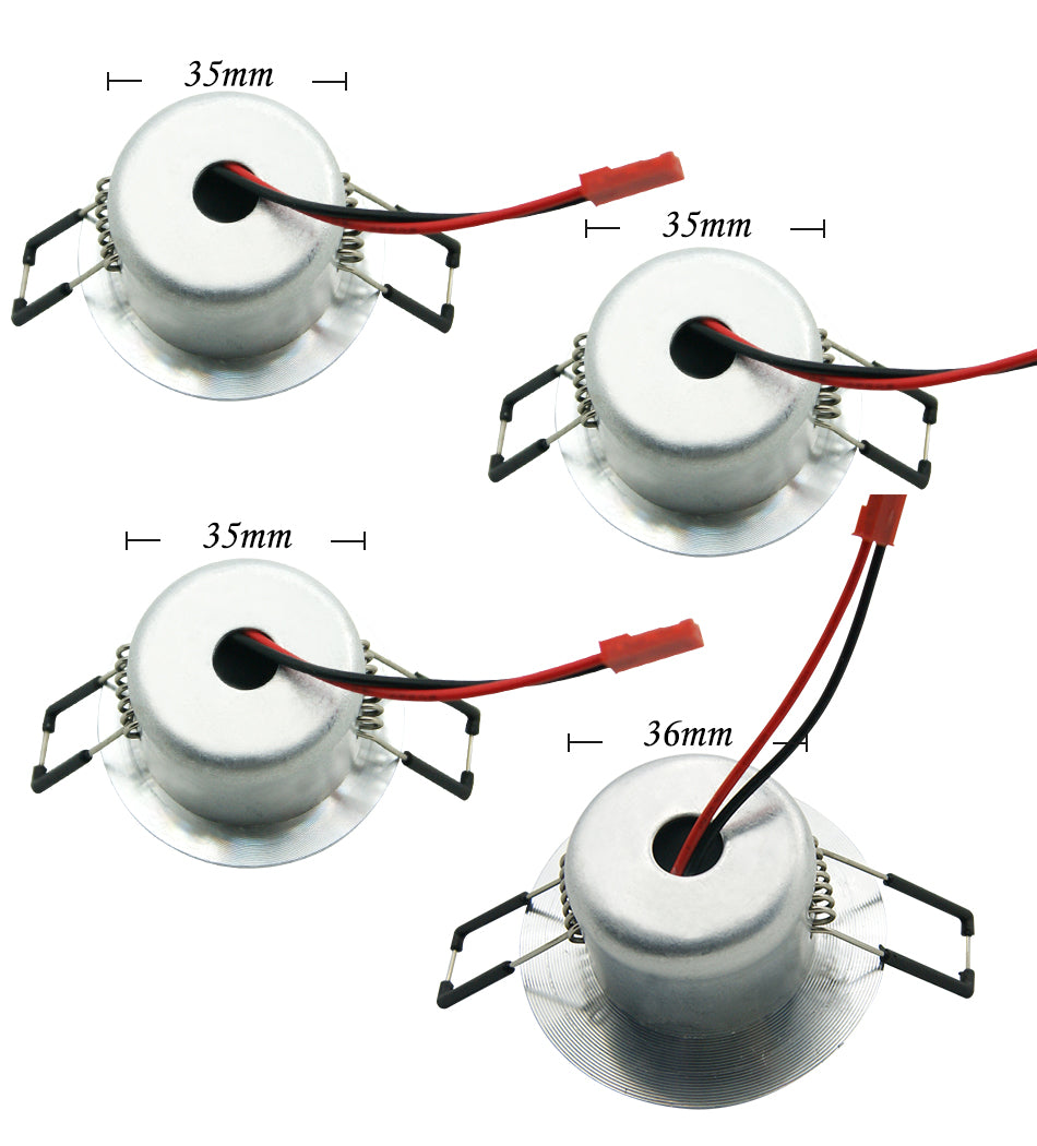 LED Downlight Integrated Light Cup Aluminum Shell 3W 5W 220V 110V Corn Bulb Spotlighting Panel Light Round 5730SMD Recessed Lamp