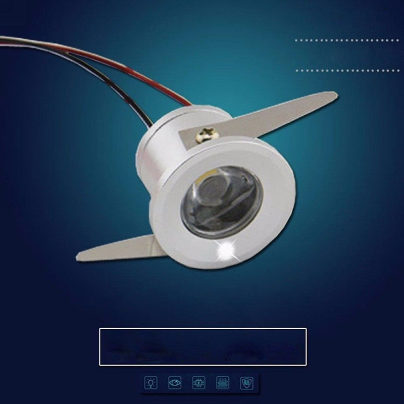 LED White/Warm White AC 85-265V Mini Surface Mounted Light Led Downlight Jewelry Cabinet Lamp Spot Light