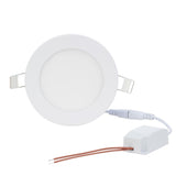 Round LED Panel Light Recessed Kitchen Bathroom Ceiling Lamp Dimmable 110V 220V 6W 9W LED Downlight Warm White Cool White Lamps