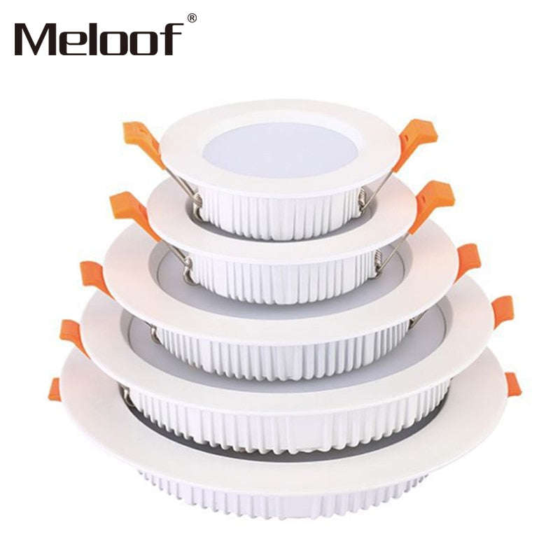 LED Downlight LED Tube Lamp 5W 9W 12W 10PCS/lot Round Embedded LED Ceiling Tube Lamp SMD 2835 Bedroom Kitchen Indoor Lighting