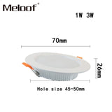 LED Downlight LED Tube Lamp 5W 9W 12W 10PCS/lot Round Embedded LED Ceiling Tube Lamp SMD 2835 Bedroom Kitchen Indoor Lighting