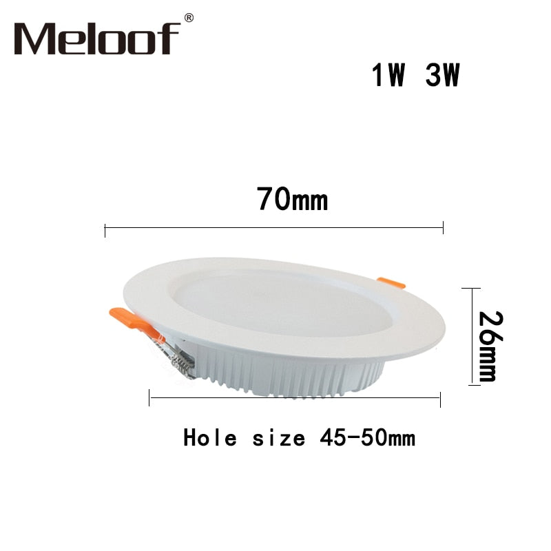 LED Downlight LED Tube Lamp 5W 9W 12W 10PCS/lot Round Embedded LED Ceiling Tube Lamp SMD 2835 Bedroom Kitchen Indoor Lighting