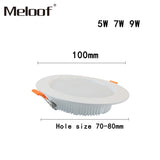 LED Downlight LED Tube Lamp 5W 9W 12W 10PCS/lot Round Embedded LED Ceiling Tube Lamp SMD 2835 Bedroom Kitchen Indoor Lighting