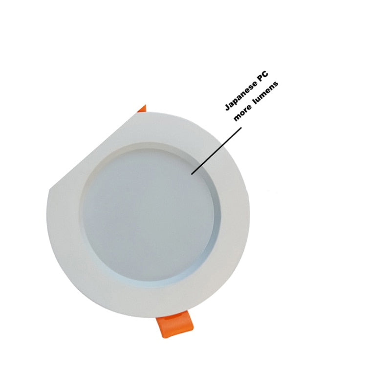 LED Downlight LED Tube Lamp 5W 9W 12W 10PCS/lot Round Embedded LED Ceiling Tube Lamp SMD 2835 Bedroom Kitchen Indoor Lighting