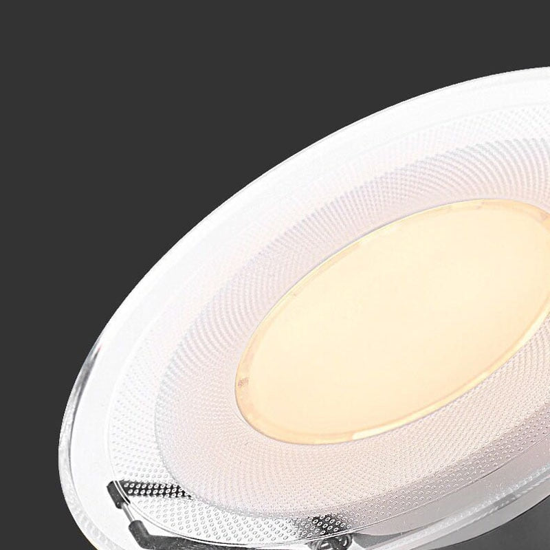 Acrylic LED Downlight 220V 5W 7W 9W 12W 15W RGB Change Recessed LED Panel Light Remote Kitchen living Indoor recessed lighting