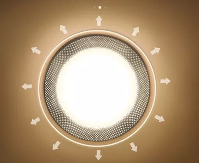 Acrylic LED Downlight 220V 5W 7W 9W 12W 15W RGB Change Recessed LED Panel Light Remote Kitchen living Indoor recessed lighting