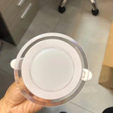 Acrylic LED Downlight 220V 5W 7W 9W 12W 15W RGB Change Recessed LED Panel Light Remote Kitchen living Indoor recessed lighting