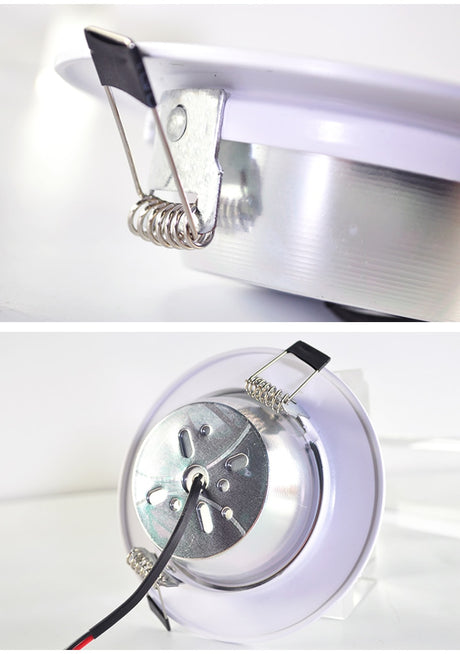 LED Spotlight Downlight 3W 5W 9W 15W 18W Aluminum Ultra Thin Round Recessed Panel Lamp AC 220V 110V LED Spot Light