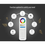 RGB+CCT recessed 25W indoor led ceiling Downlight dimmable AC100~240V hole size 200~210mm Compatible with 2.4G RF remote control