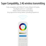 RGB+CCT recessed 25W indoor led ceiling Downlight dimmable AC100~240V hole size 200~210mm Compatible with 2.4G RF remote control