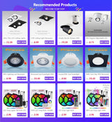 Led Surface Mounted Downlight GU10 Led Ceiling lamp Bulb Replaceable Spot Led Lighting 5W 7W For Living Room Bedroom Stores