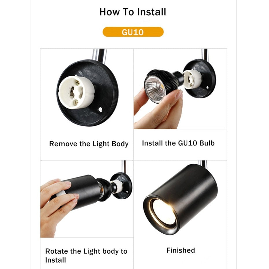 Led Surface Mounted Downlight GU10 Led Ceiling lamp Bulb Replaceable Spot Led Lighting 5W 7W For Living Room Bedroom Stores