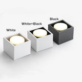 DBF Angle Adjustable LED Surface Mounted Downlight 7W/9W/12W+ Replaceable GX5.3 LED Lamp AC85-265V LED Ceiling Spot Light Decor