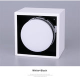 DBF Angle Adjustable LED Surface Mounted Downlight 7W/9W/12W+ Replaceable GX5.3 LED Lamp AC85-265V LED Ceiling Spot Light Decor