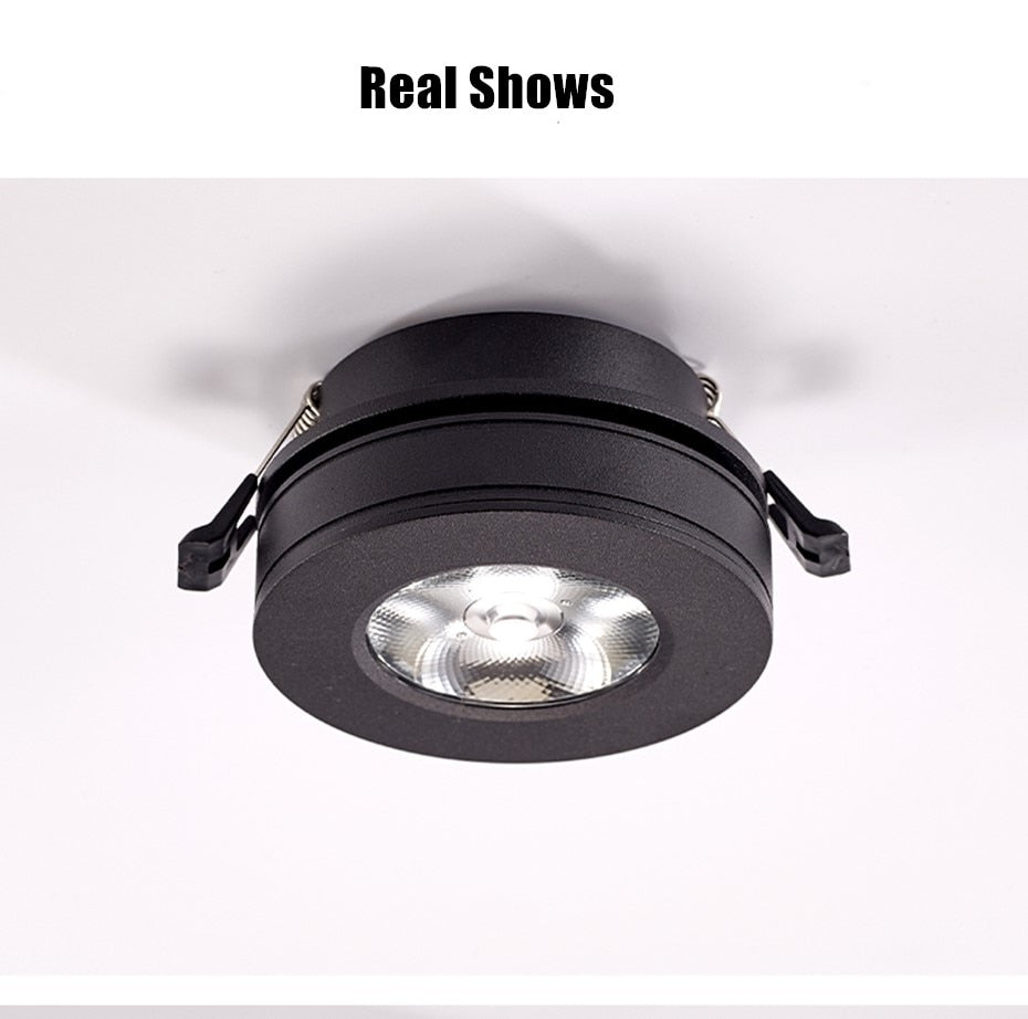 Ultra Thin Led Downlights 220v Led Ceiling Light 7W 10W 12W Recessed Down light Round Led Panel Light 3W 5W LED Spot lights