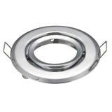 Recessed Ceiling Led Downlight Retrofit Frame Mirror Chrome Color Adjustable GU10/MR16 Bulb Fittings