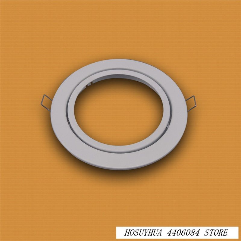 Hot Sale Round Gu10 G53 Spot Bulb Recessed Led Ceiling Light Fixture Downlight AR111 Fitting Mounting Ceiling Spot Lights Frame