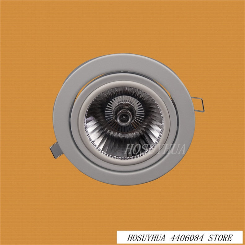 Hot Sale Round Gu10 G53 Spot Bulb Recessed Led Ceiling Light Fixture Downlight AR111 Fitting Mounting Ceiling Spot Lights Frame