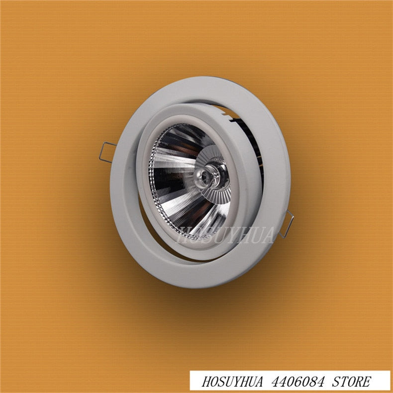 Hot Sale Round Gu10 G53 Spot Bulb Recessed Led Ceiling Light Fixture Downlight AR111 Fitting Mounting Ceiling Spot Lights Frame