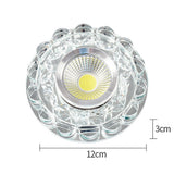 Modern Glass Crystal Garland Led Indoor Downlight for Living Room Kitchen restaurant Ceilings colorful Lighting Bull'S Eye Lamp